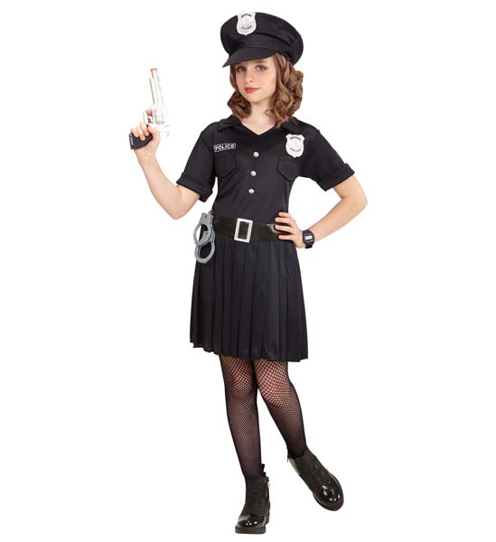 Fato Menina Polícia - 5-7 Anos