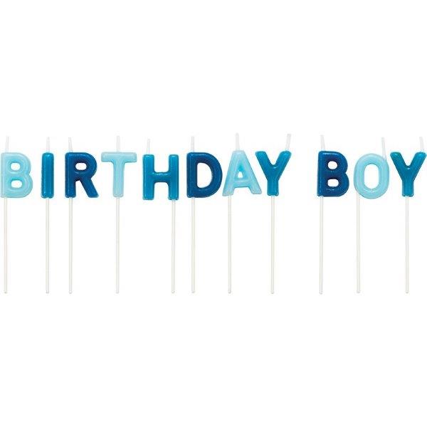 Blue Birthday Boy Candles Creative Converting