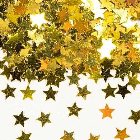 Confettis Estrelas - Ouro Folat