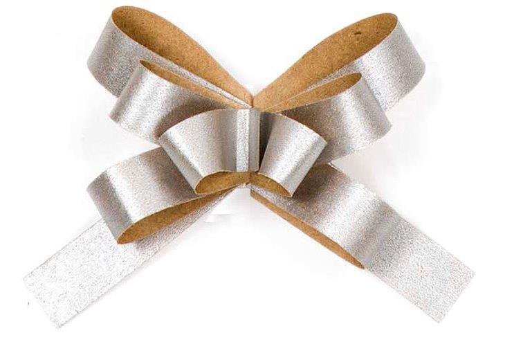 Laço Adesivo TOM 13mm - Prata XiZ Party Supplies