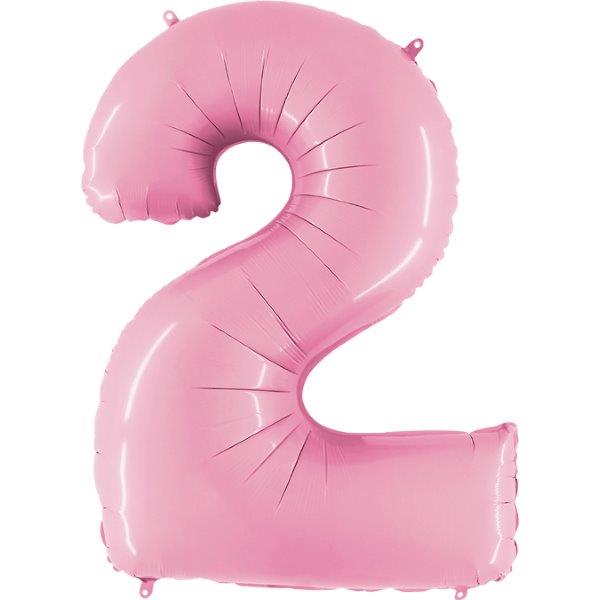 Balão Foil 40" nº 2 - Pastel Pink Grabo