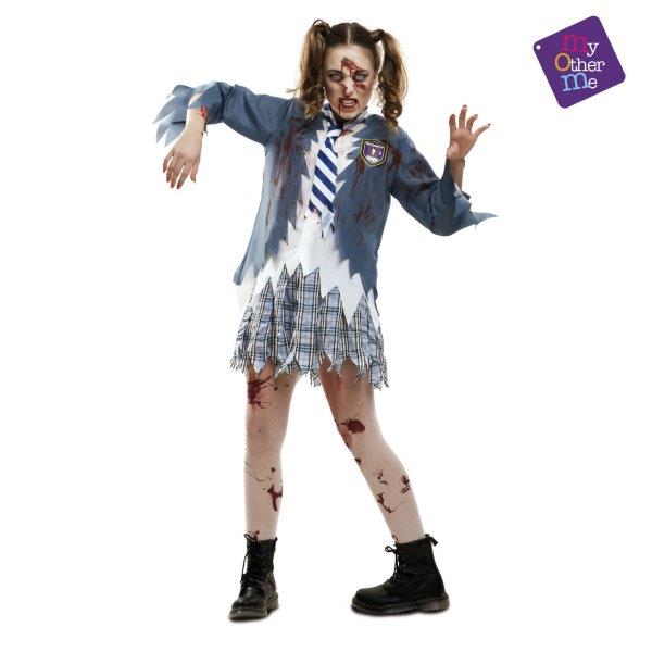 Fato Estudante Zombie Mulher - S