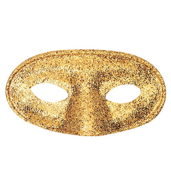 Máscara Glitter Ouro