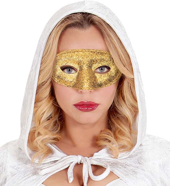 Máscara Glitter Ouro