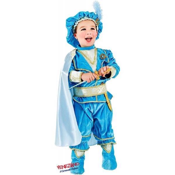 Disfraz de Carnaval Príncipe Azul - tercioPeluca - 2 años