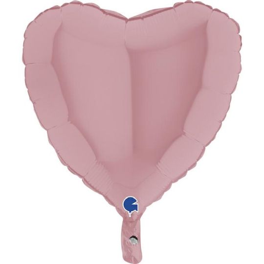 Balão Foil 18" Coração Matte - Rosa Grabo