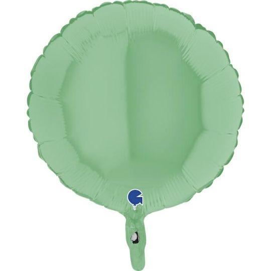 Balão Foil 18" Redondo Matte - Verde Grabo