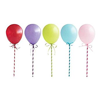5 Mini Balões Topo de Bolo