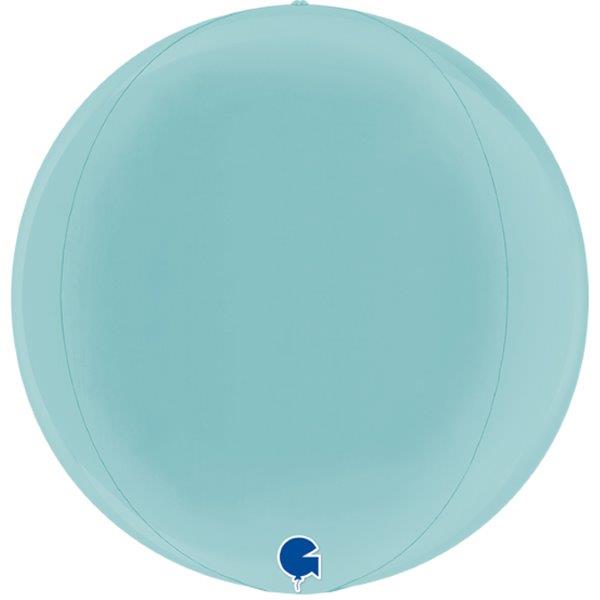 Balão 15" 4D Globo - Azul Claro Grabo