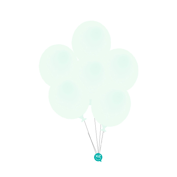 25 Balões 32cm - Verde Matte