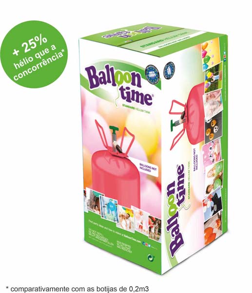 Balloon Time Small Compact Helium Cylinder BalloonTime