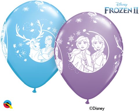 25 Globos 11" Frozen II Qualatex