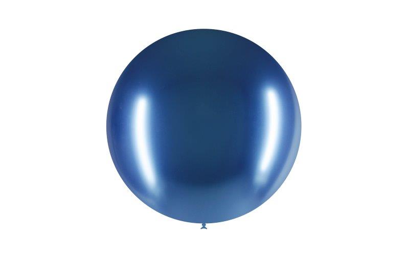 Balão de 60cm Cromado - Azul Médio XiZ Party Supplies