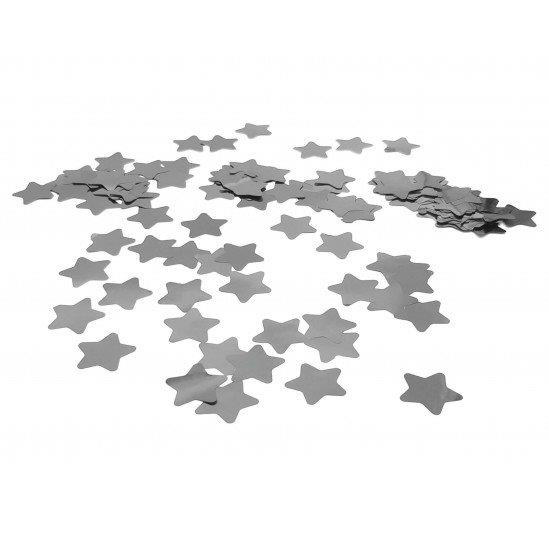Confetti Foil Estrela 15 gramas - Prata