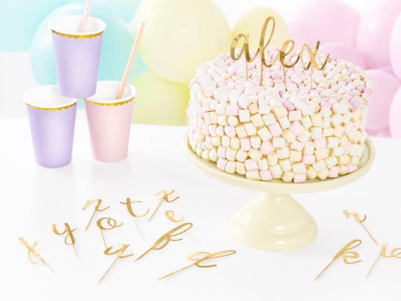 Cake Toppers Alfabeto PartyDeco
