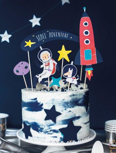 Space Cake Toppers PartyDeco