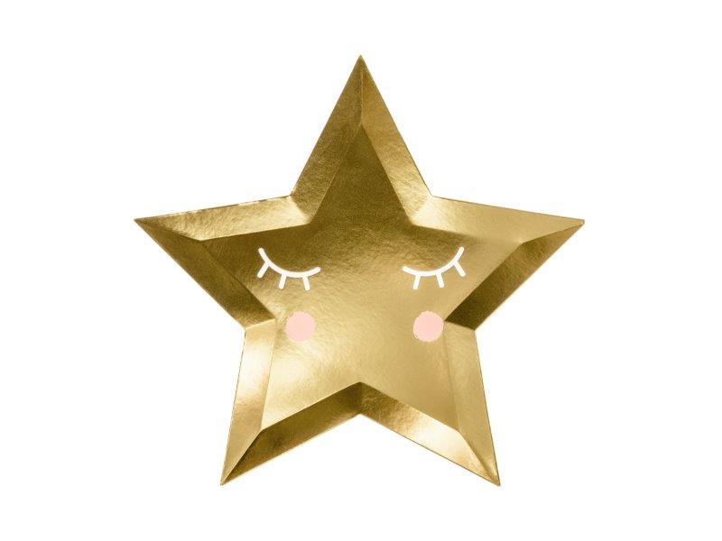 Pratos Estrela Dourada Little Star