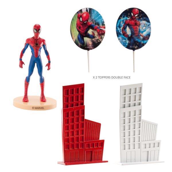 Kit para Bolos Spiderman com figura 