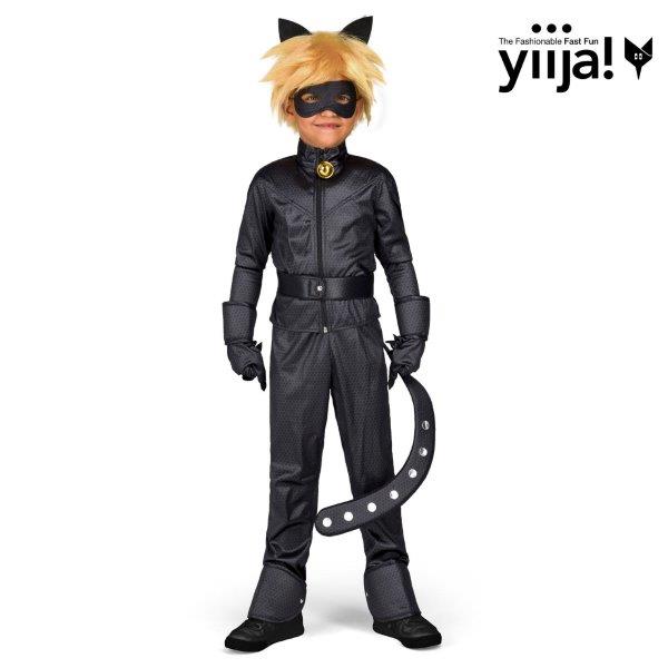 Fantasia Pijama Cat Noir Com Máscara