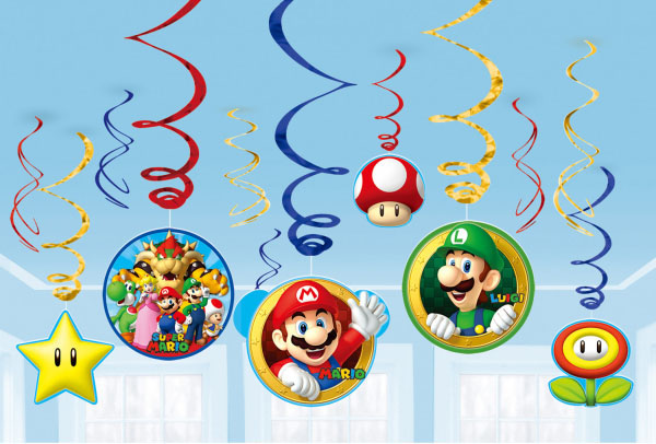 Colgantes de Súper Mario