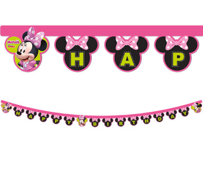 Guirnalda de happy birthday Minnie Happy Helpers