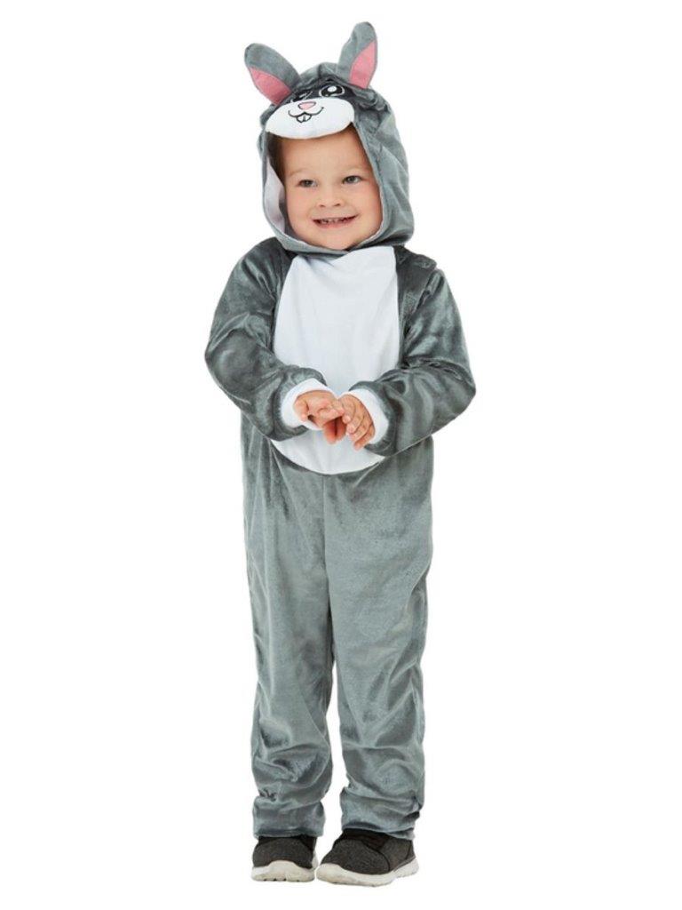 Disfraz infantil de conejito gris - 1-2 años