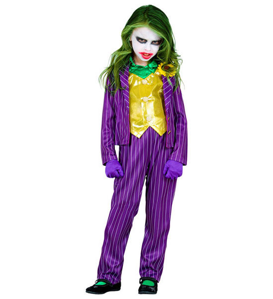 Disfraz infantil Joker malvado - 2-3 años