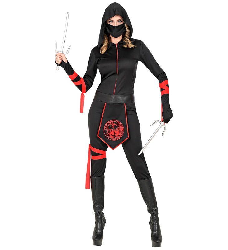 Disfraz de mujer ninja Widmann