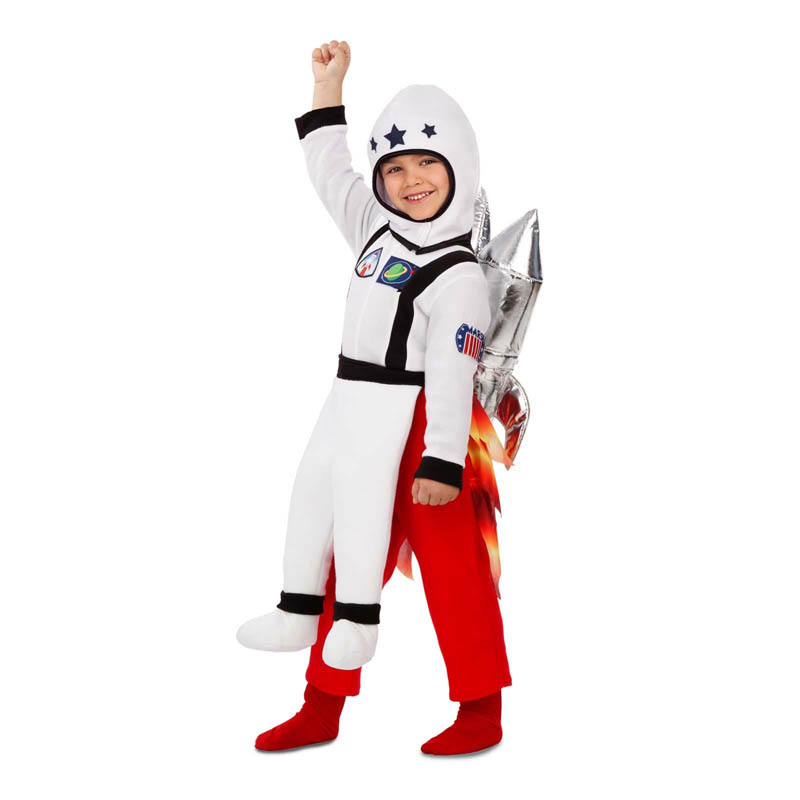 Disfraz de astronauta con cohete - 1-2 años