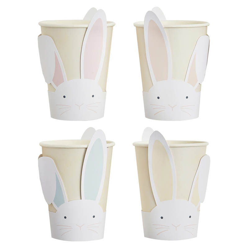 vasos de Conejo de Pascua