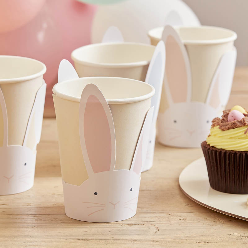 vasos de Conejo de Pascua
