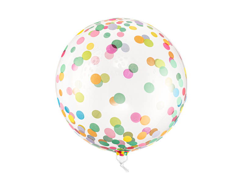 Globo de Foil de cristal Lunares Multicolor PartyDeco