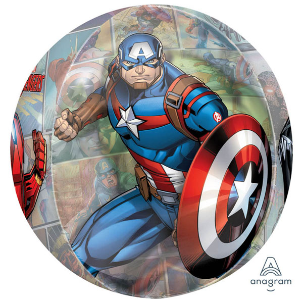 Balão Orbz Marvel Avengers Power Unite