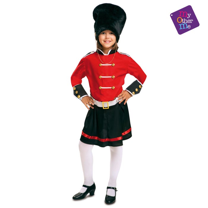 Disfraz de niña guardia real inglesa - 3-4 años