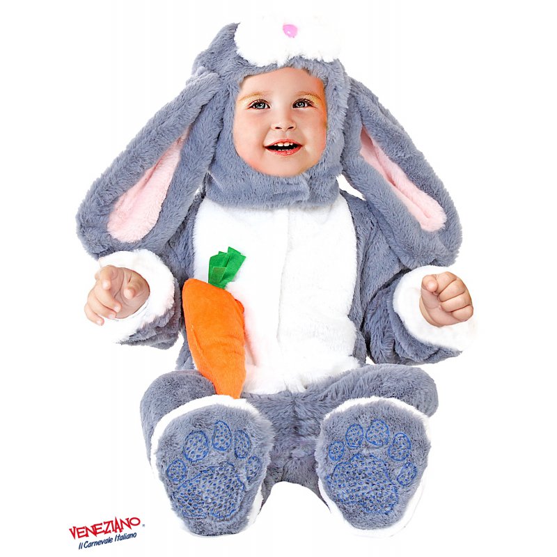 Disfraz de conejita bebé con zanahoria - 9-12 meses