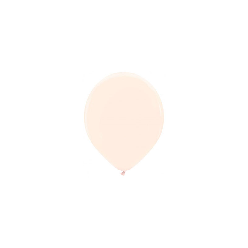 25 Balões 13cm Natural - Pink Light
