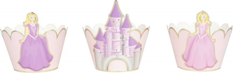 Wrapper Cupcakes Castillo de Princesas