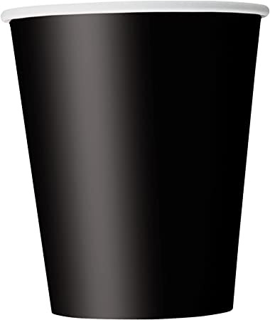 Vasos de Cartón Unique - Negro