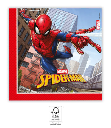 Servilletas Spiderman - Luchador contra el crimen