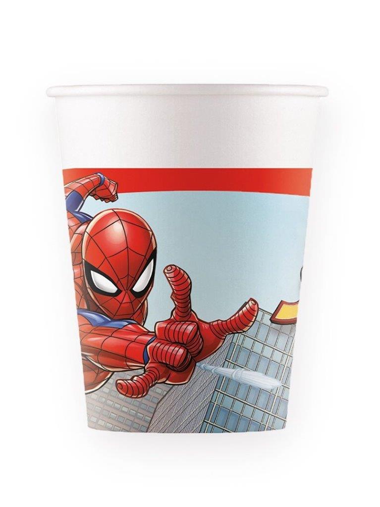 Vasos de Cartón Spiderman - Crime Fighter