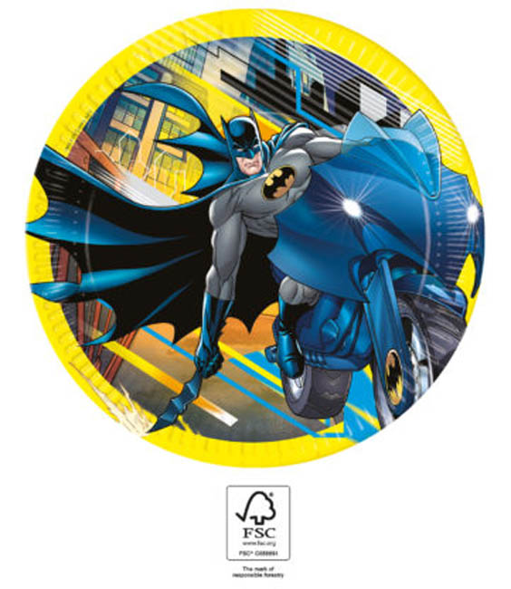 Platos de Cartón 23cm Batman Rogue Rage