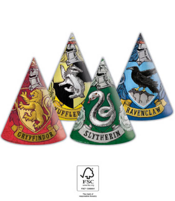 Chapéus Harry Potter Hogwarts Houses