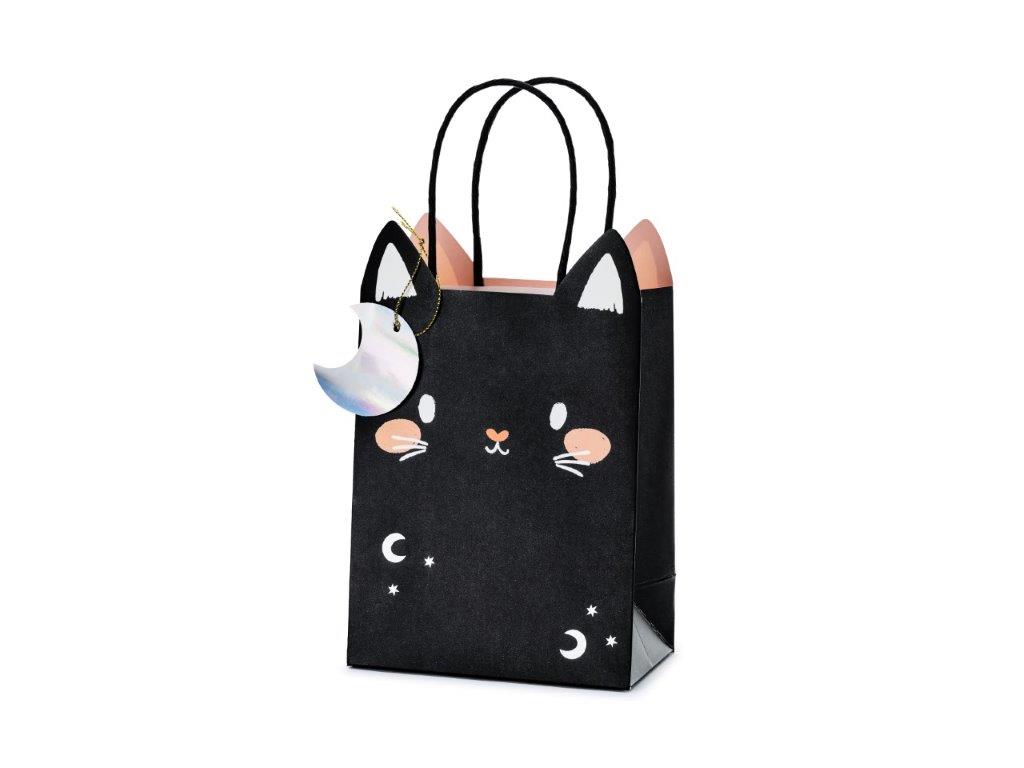 Bolsa de regalo de gato negro