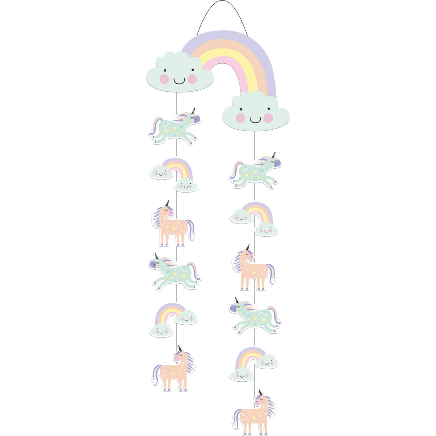 Colgantes Unicornio y arcoíris