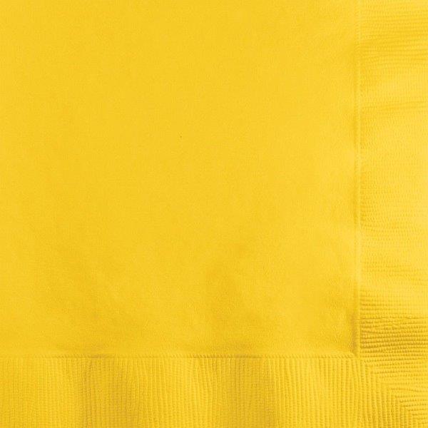 20 Guardanapos - Amarelo Torrado