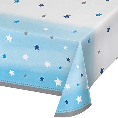 Mantel One Little Star Azul Creative Converting