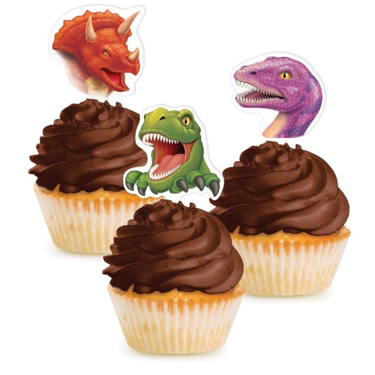 Topper para Cupcakes de Dinosaurios