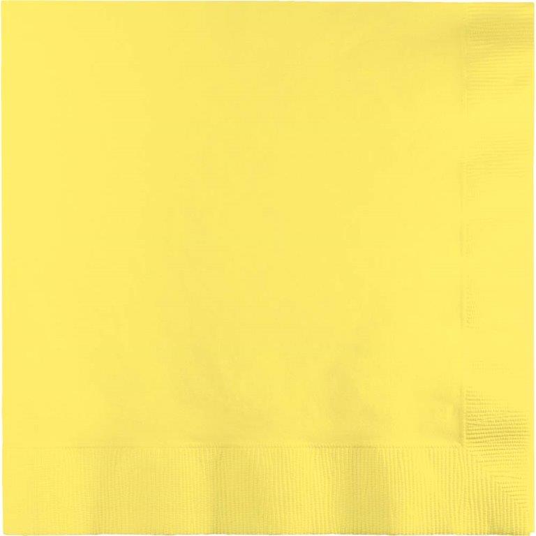 50 Guardanapos - Amarelo