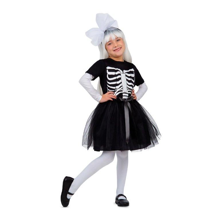 Disfraz de esqueleto tutú - 3-4 años