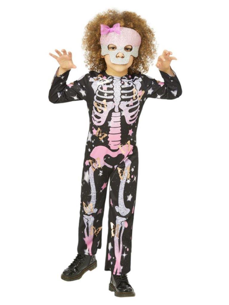 Disfraz de esqueleto brillante -10-12 años